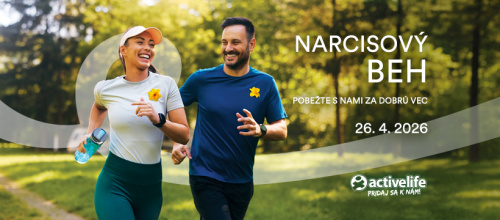 Plagát - narcisový beh PO 26.4.2026